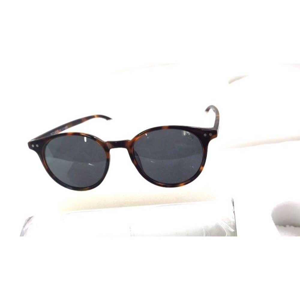 Sojos SJ2113 C1 SY Tortoise Shell Sunglasses 50- 20-143 Round Black Lens UV400
